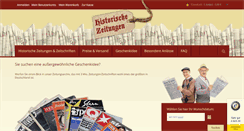 Desktop Screenshot of die-alte-zeitung.de